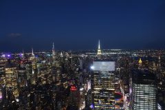 New York bei Nacht vom The Edge